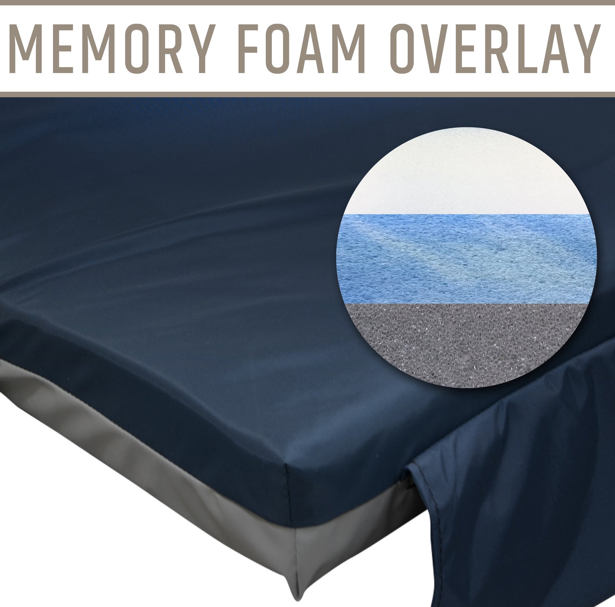 Ultra Comfort Overlay Pad - 77x31x3 - mattress